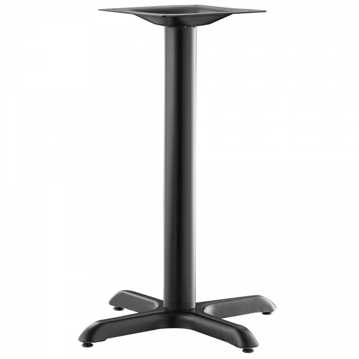 Lancaster Table & Seating Millennium 22" x 22" Cross 3" Table Height Column Outdoor Table Base